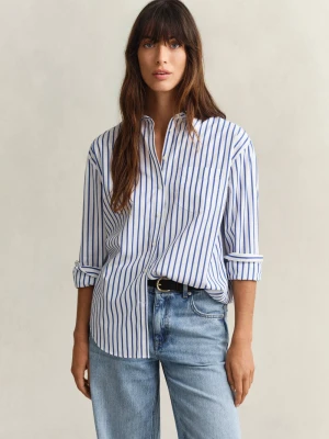 Gant Damska bluzka koszulowa Kobiety Bawełna niebieski w paski,