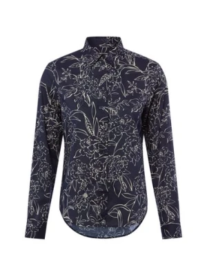 Gant Damska bluzka koszulowa Kobiety Bawełna niebieski wzorzysty,