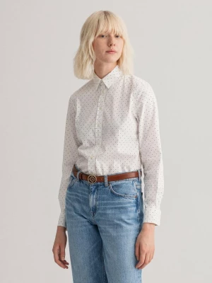 GANT damska koszula z sukna z motywem Polka Dot Regular Fit Tech Prep:trade_mark: