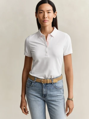 Gant Damska koszulka polo Kobiety Bawełna biały,