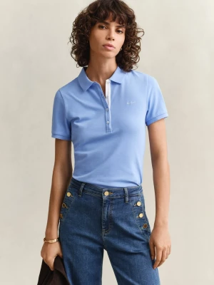 Gant Damska koszulka polo Kobiety Bawełna niebieski,
