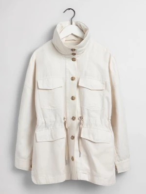GANT damska kurtka typu field jacket z lnu bawełnianego