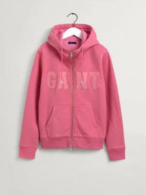 GANT damska rozpinana bluza z kapturem z logo