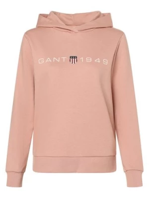 Gant Damski sweter z kapturem Kobiety Bawełna różowy nadruk,