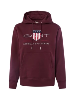 Gant Damski sweter z kapturem Kobiety czerwony|lila jednolity,