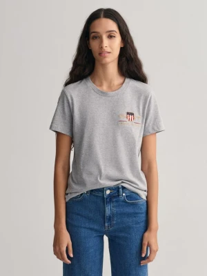 GANT damski T-shirt z motywem Archive Shield