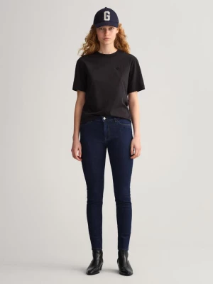 GANT damskie dżinsy podróżne indygo Nella Skinny Fit