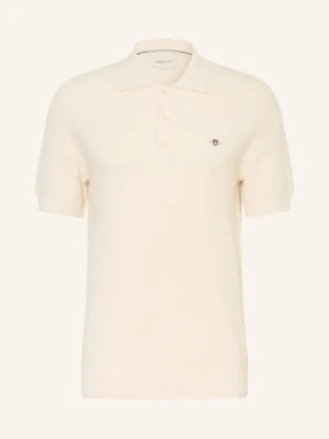 Gant Dzianinowa Koszulka Polo beige