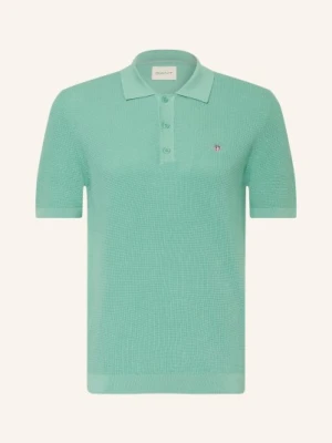 Gant Dzianinowa Koszulka Polo blau