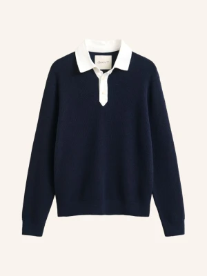 Gant Dzianinowa Koszulka Rugby blau