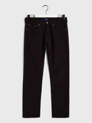 GANT Dżinsy Męskie Z Miękkiego Diagonalu Slim Z 5 Kieszeniami