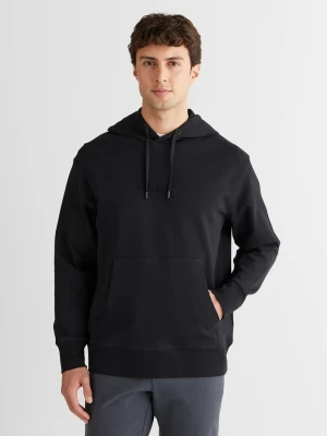 Bluza z kapturem z tłoczonym logo GANT