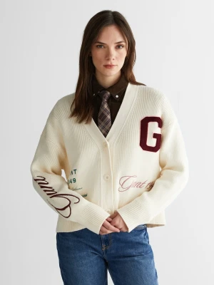 Zdjęcie produktu GANT Kadın Krem Relaxed Fit Triko