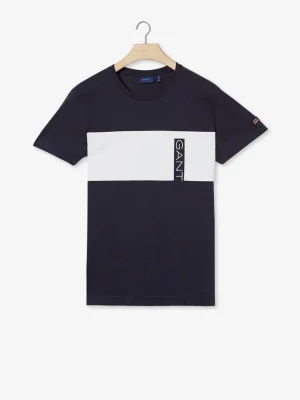 Męski T-shirt z logo GANT