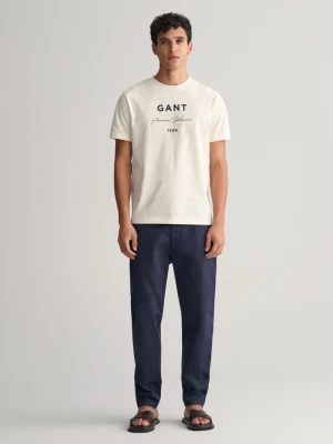 GANT Erkek Lacivert Regular Fit Chino Pantolon