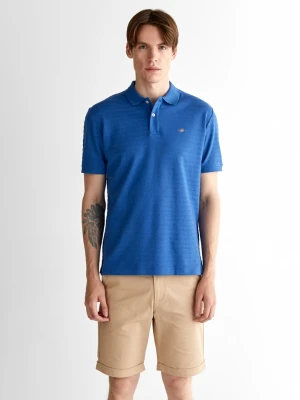 GANT Erkek Lacivert Regular Fit Çizgili Polo