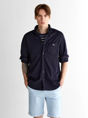 GANT Erkek Lacivert Regular Fit Düğmeli Yaka Gömlek