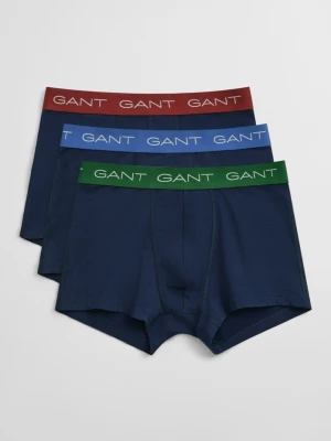 GANT Erkek Mavi Slim Fit 3'lü Boxer