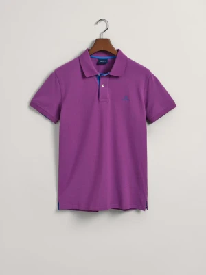 GANT Erkek Mor Slim Fit Polo