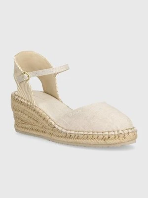 Gant espadryle Luliza kolor beżowy na koturnie 28568614.G22