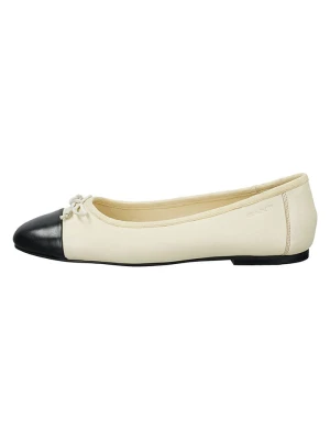 GANT Footwear Skórzane baleriny "Chadii" w kolorze kremowym rozmiar: 42