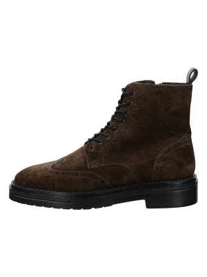 GANT Footwear Skórzane botki "Boggar" w kolorze brązowym rozmiar: 45