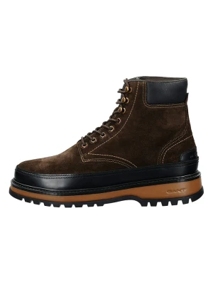 GANT Footwear Skórzane botki "Clafton" w kolorze brązowym rozmiar: 45