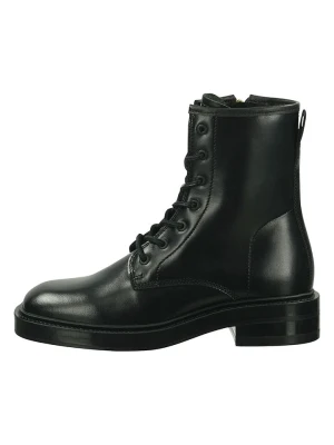 GANT Footwear Skórzane botki "Fallwi" w kolorze czarnym rozmiar: 40