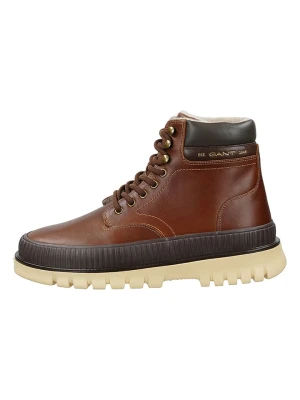 GANT Footwear Skórzane botki "Nebrada" w kolorze jasnobrązowym rozmiar: 44