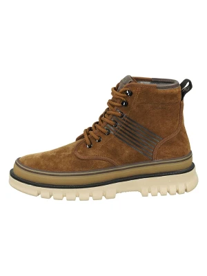 GANT Footwear Skórzane botki "Nebrada" w kolorze jasnobrązowym rozmiar: 42