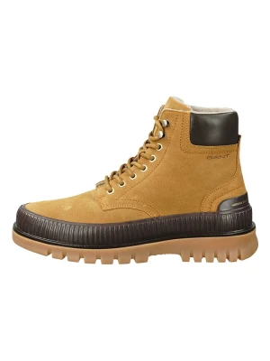 GANT Footwear Skórzane botki "Nebrada" w kolorze żółtym rozmiar: 44