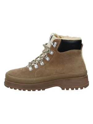 GANT Footwear Skórzane botki "Wintly" w kolorze beżowym rozmiar: 41