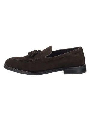 GANT Footwear Skórzane mokasyny "Lozham" w kolorze beżowym rozmiar: 43