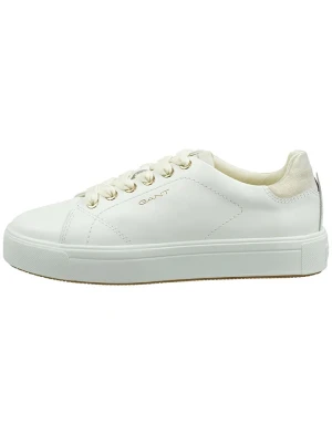 GANT Footwear Skórzane sneakersy "Avino" w kolorze biało-kremowym rozmiar: 38