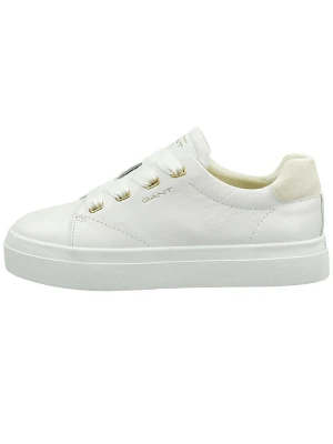 GANT Footwear Skórzane sneakersy "Avona" w kolorze białym rozmiar: 38