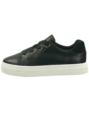 GANT Footwear Skórzane sneakersy "Avona" w kolorze czarnym rozmiar: 38
