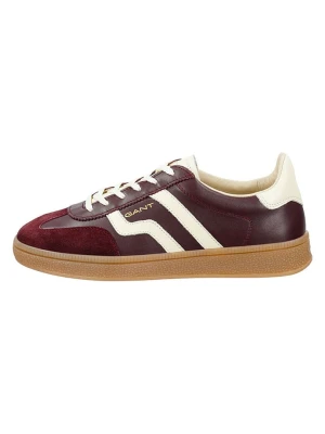 GANT Footwear Skórzane sneakersy "Cuzima" w kolorze bordowym rozmiar: 39