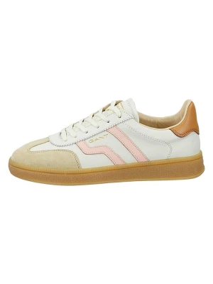 GANT Footwear Skórzane sneakersy "Cuzima" w kolorze jasnobrązowo-kremowo-jasnoróżowym rozmiar: 41