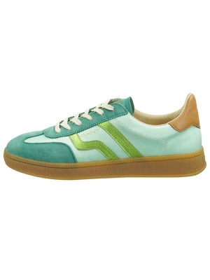 GANT Footwear Skórzane sneakersy "Cuzima" w kolorze turkusowo-zielonym rozmiar: 37