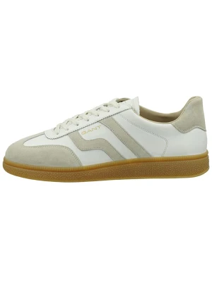 GANT Footwear Skórzane sneakersy "Cuzmo" w kolorze beżowo-białym rozmiar: 42