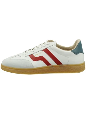 GANT Footwear Skórzane sneakersy "Cuzmo" w kolorze biało-czerwonym rozmiar: 43