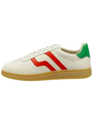 GANT Footwear Skórzane sneakersy "Cuzmo" w kolorze kremowo-czerwono-zielonym rozmiar: 43