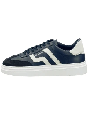 GANT Footwear Skórzane sneakersy "Cuzmoon" w kolorze granatowo-białym rozmiar: 42