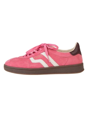 GANT Footwear Skórzane sneakersy "Dreamy" w kolorze różowo-białym rozmiar: 40