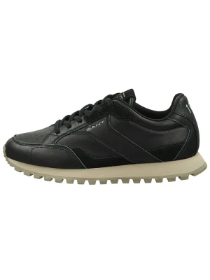 GANT Footwear Skórzane sneakersy "Lucamm" w kolorze czarnym rozmiar: 42