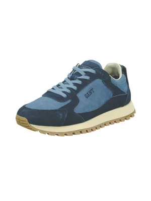 GANT Footwear Skórzane sneakersy "Lucamm" w kolorze granatowo-błękitnym rozmiar: 42