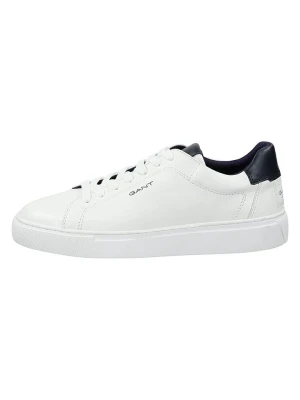 GANT Footwear Skórzane sneakersy "McJulien" w kolorze biało-granatowym rozmiar: 40