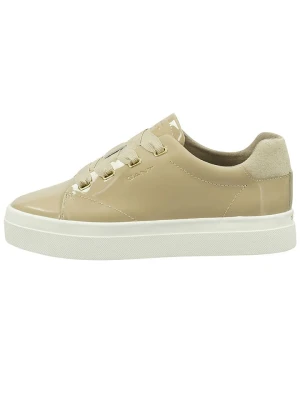 GANT Footwear Skórzane sneakersy w kolorze beżowym rozmiar: 38