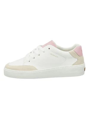 GANT Footwear Skórzane sneakersy w kolorze biało-jasnoróżowym rozmiar: 36