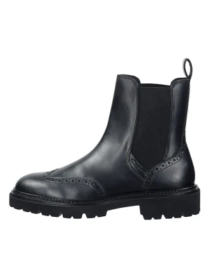 GANT Footwear Skórzane sztyblety "Ivyhill" w kolorze czarnym rozmiar: 38